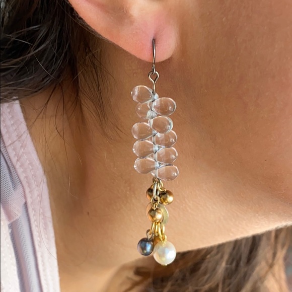 Anthropologie beaded earrings - Picture 7 of 8